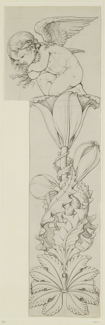 Genius van de Lelie, 1809 (rechter vleugel) door Philipp Otto Runge