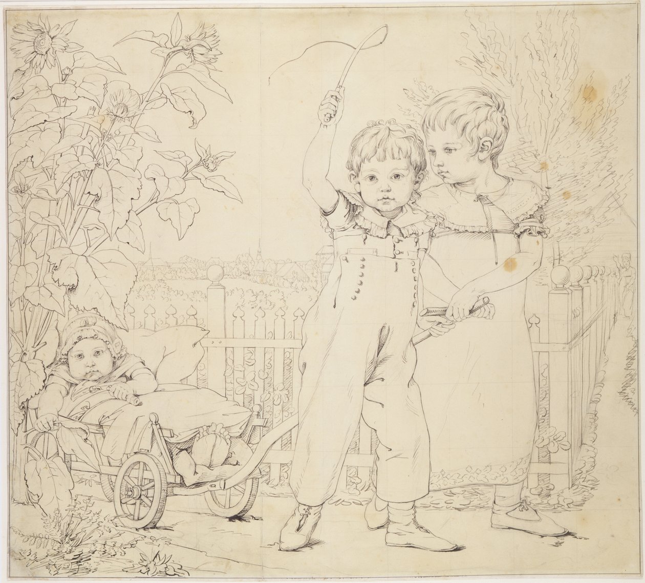 De Hulsenbeck-kinderen, 1805-6 door Philipp Otto Runge