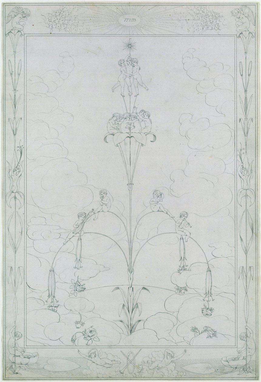 De Ochtend, 1803 door Philipp Otto Runge
