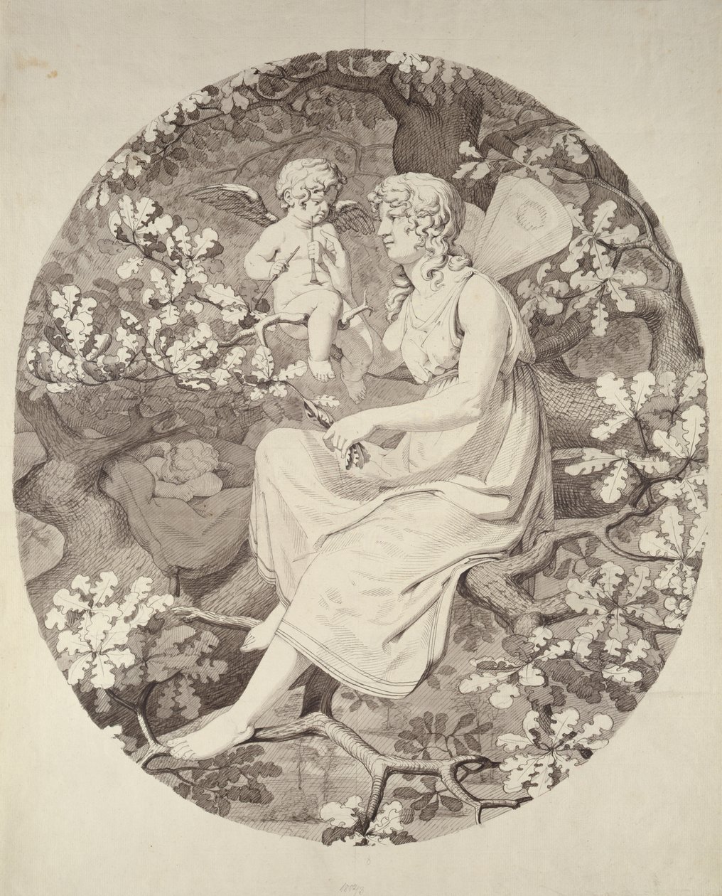 De les van de nachtegaal, 1802 door Philipp Otto Runge