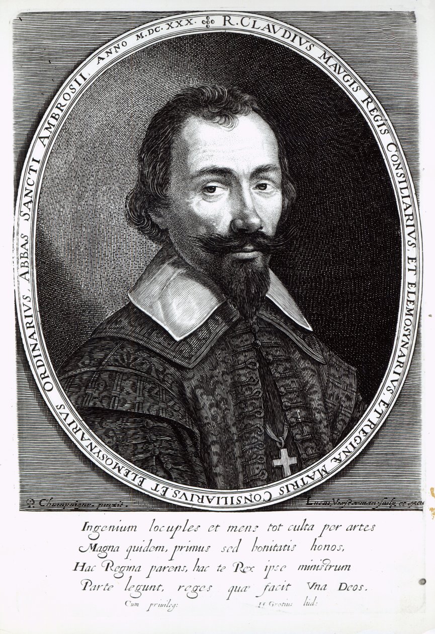 Een portret van Claude Maugis, adviseur van Maria de