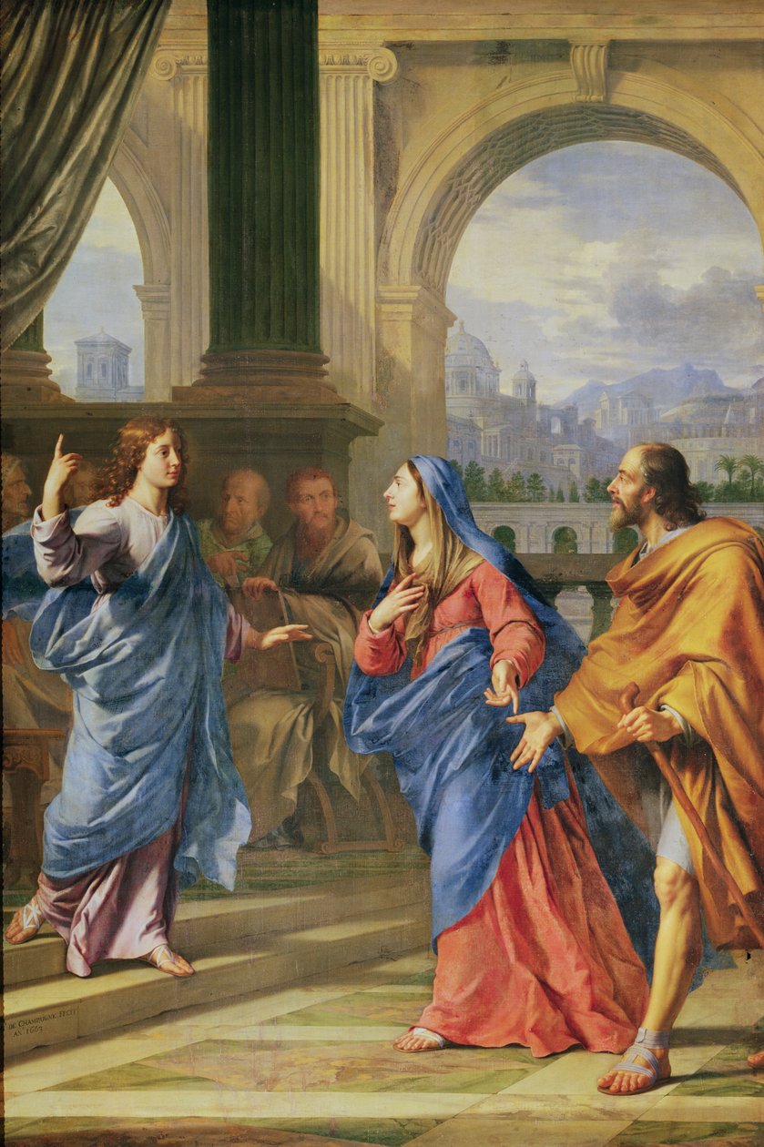 Jezus onder de dokters, 1663 door Philippe de Champaigne