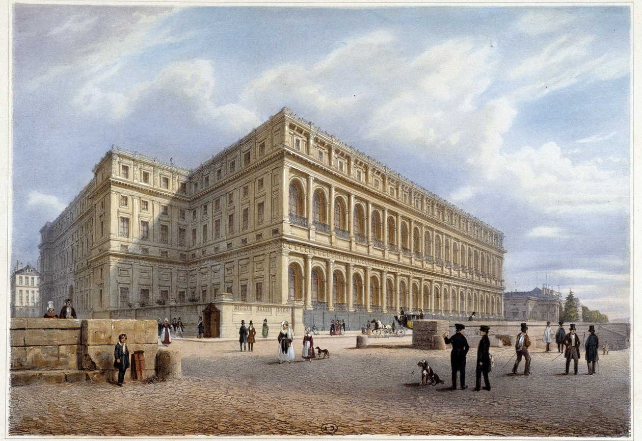 Zicht op het Orsay Paleis - in 