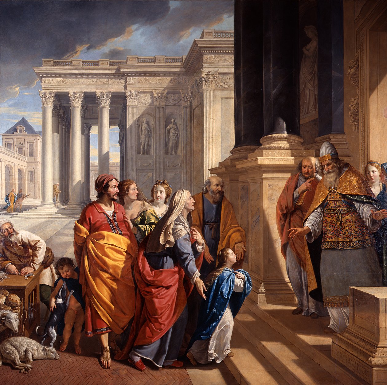 De presentatie van de Heilige Maagd Maria, 1639-1640 door Philippe de Champaigne