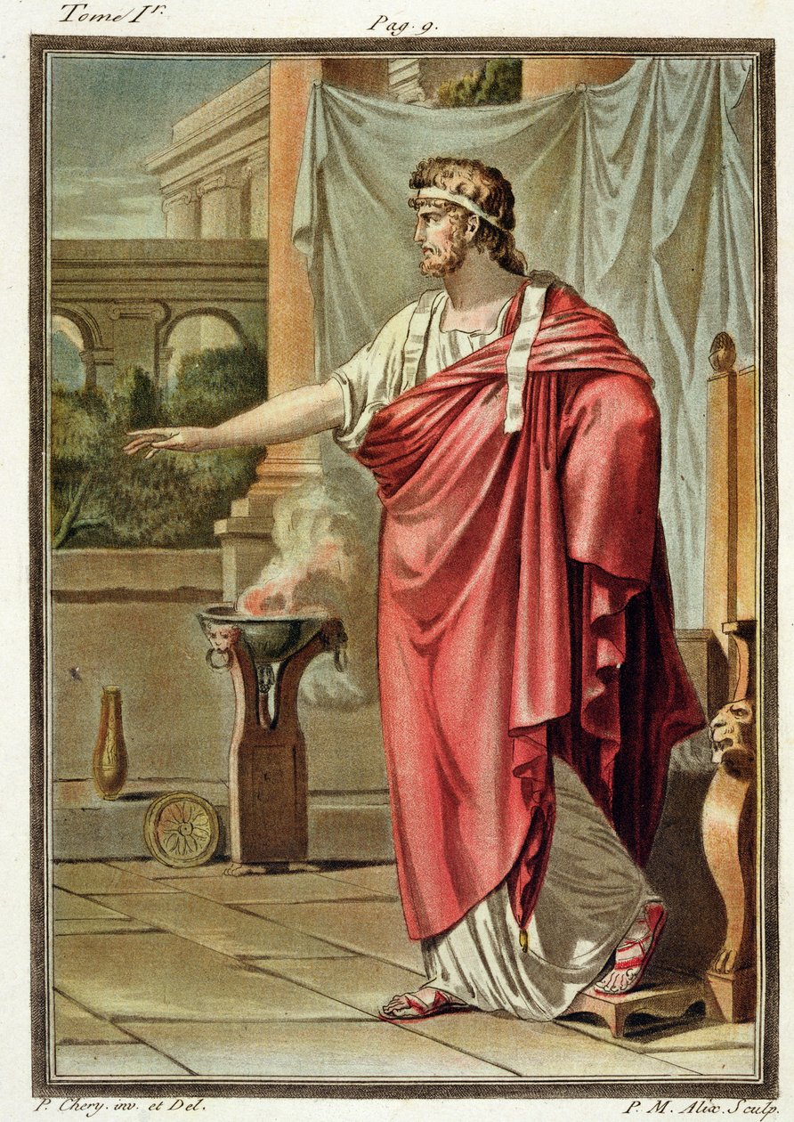 Pyrrhus, kostuum voor 