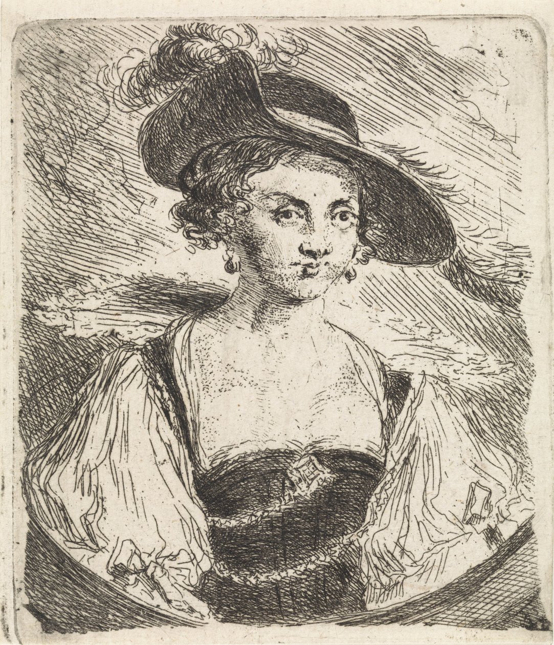 Portret van Helena Fourment door Philippe Lambert Joseph Spruyt