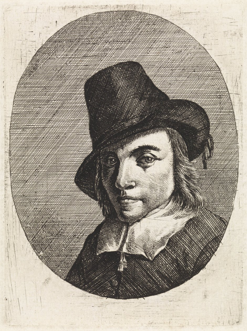 Portret van een onbekende man door Philippe Lambert Joseph Spruyt