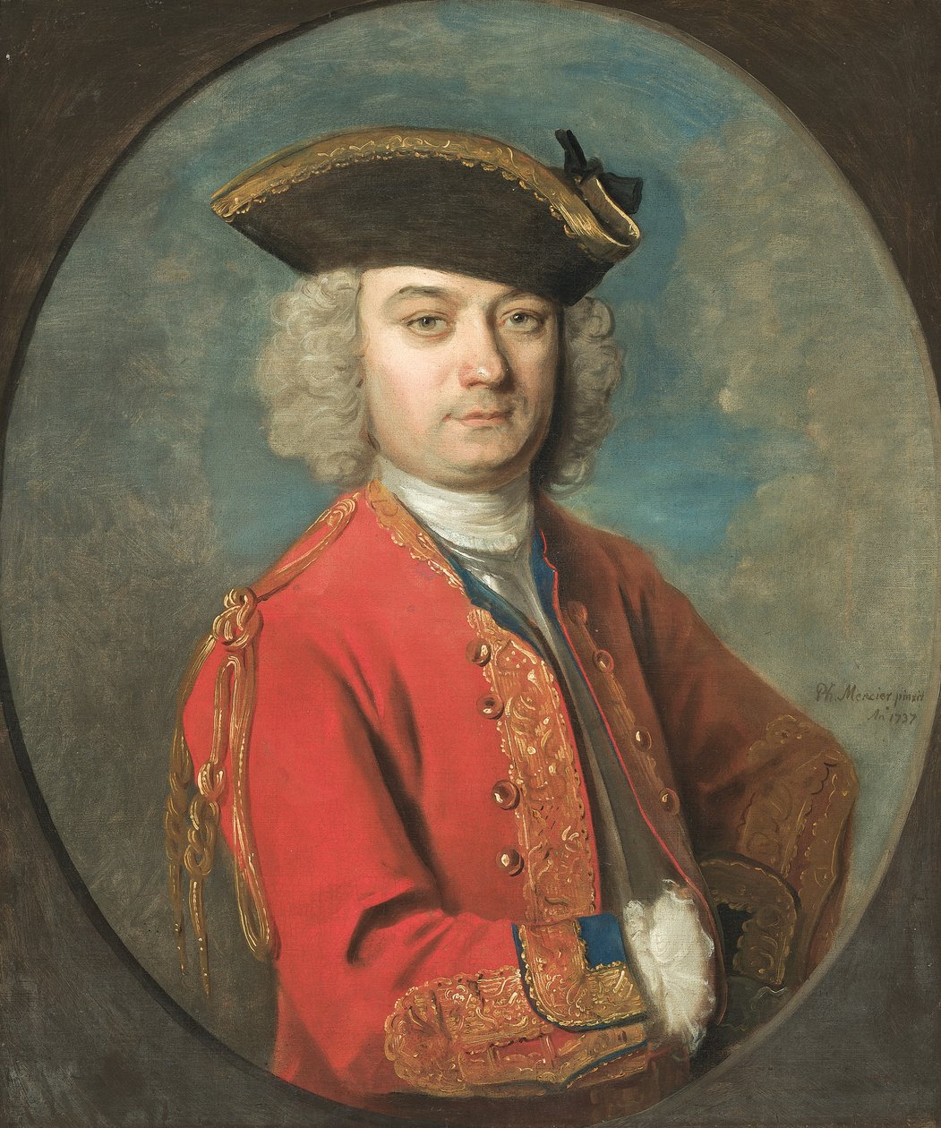 Portret van Louis de Jean door Philippe Mercier