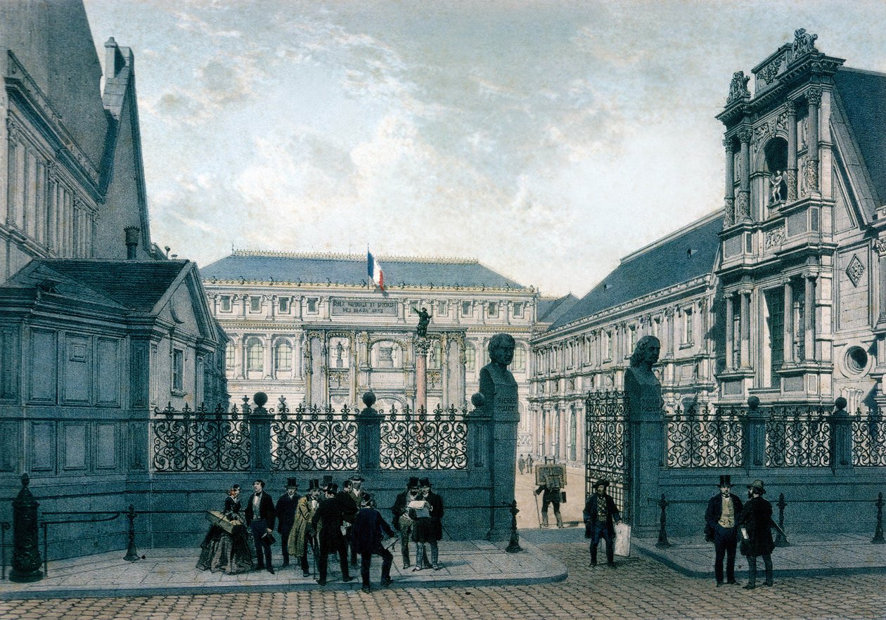 Palais des Beaux-Arts, Parijs door Philippe and Ciceri Eugene (1813 1890) Benoist