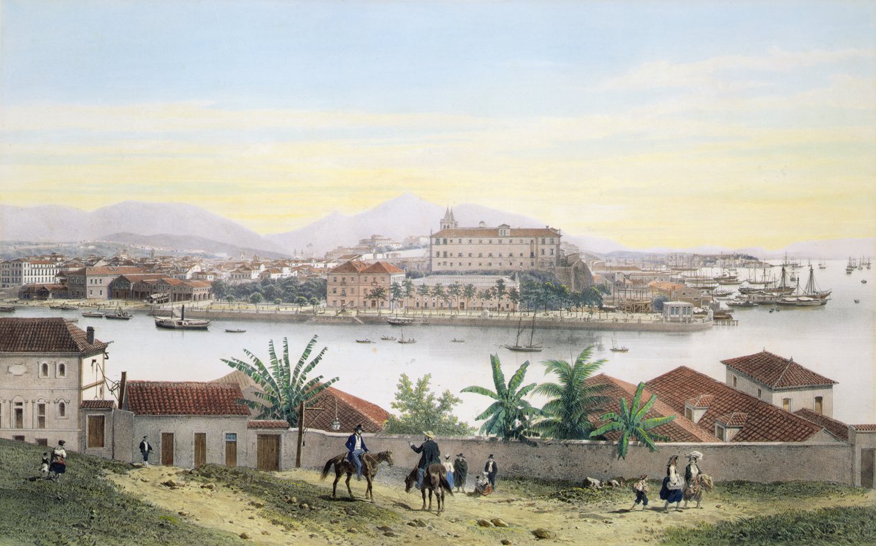 Rio de Janeiro door Philippe and Ciceri Eugene Benoist