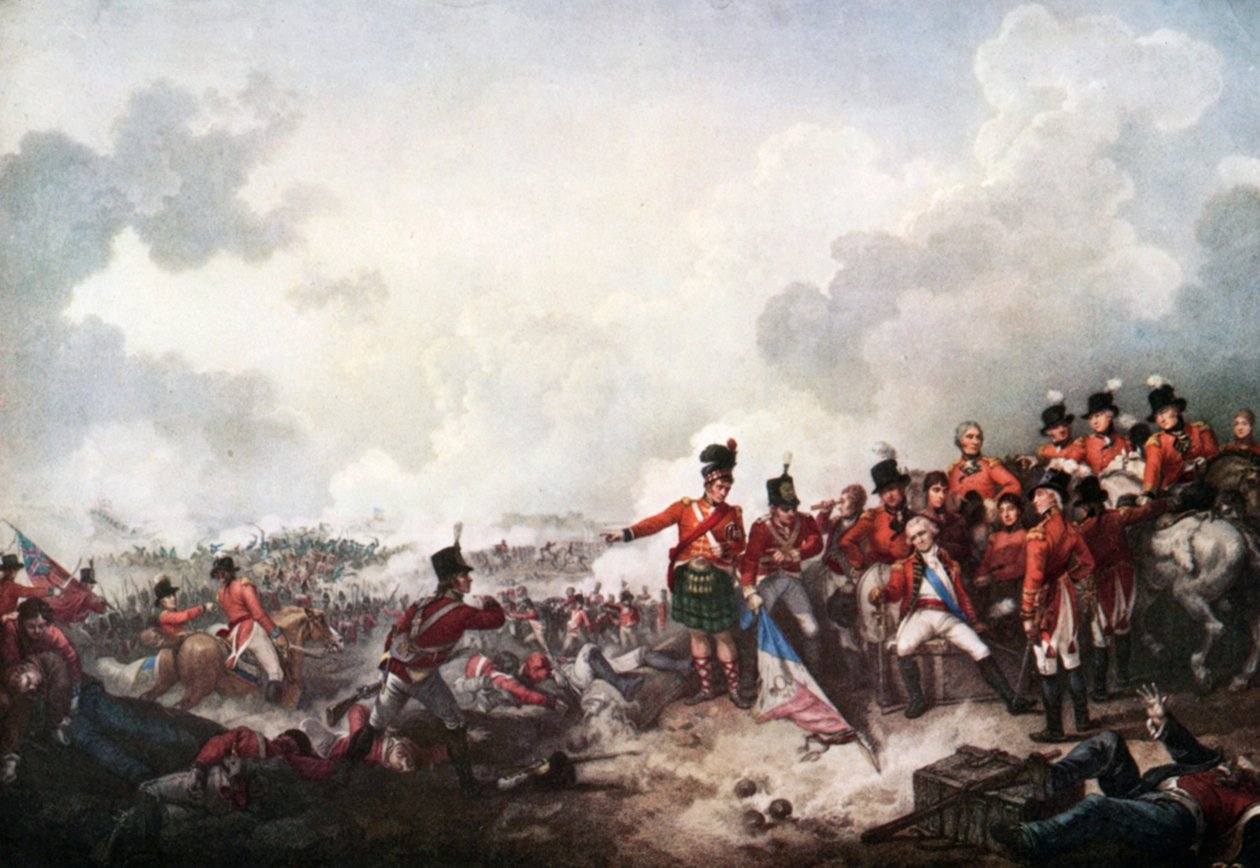 De Slag bij Alexandrië op 21 maart door Philippe de (after) Loutherbourg