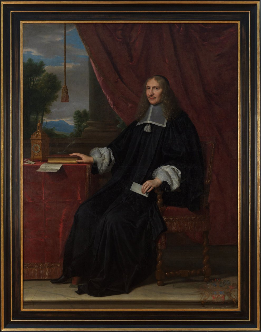 Portret van een zekere Le Camus in ambtskleding door Philippe de Champaigne
