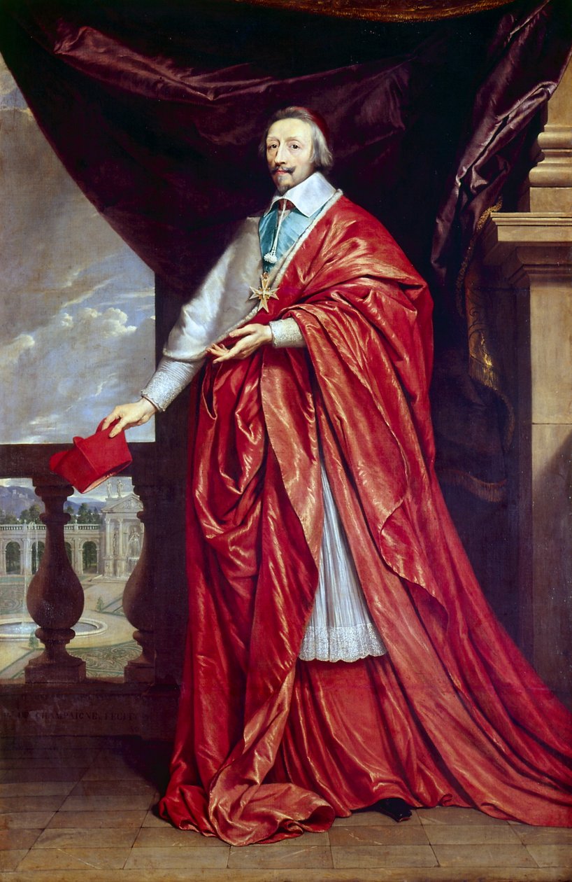 Kardinaal Richelieu door Philippe de Champaigne