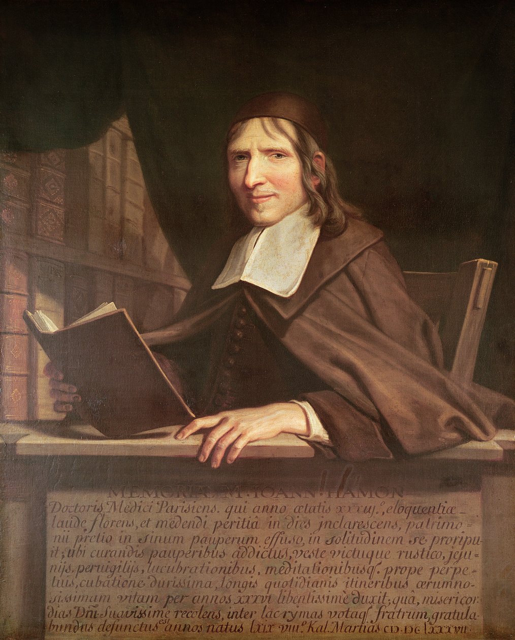 Jean Hamon, dokter van Port-Royal (1618-1687) door Philippe de Champaigne