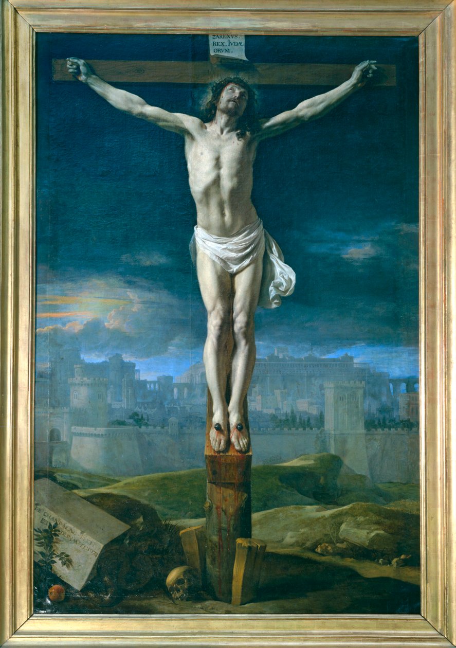 Christus aan het kruis ... door Philippe de Champaigne