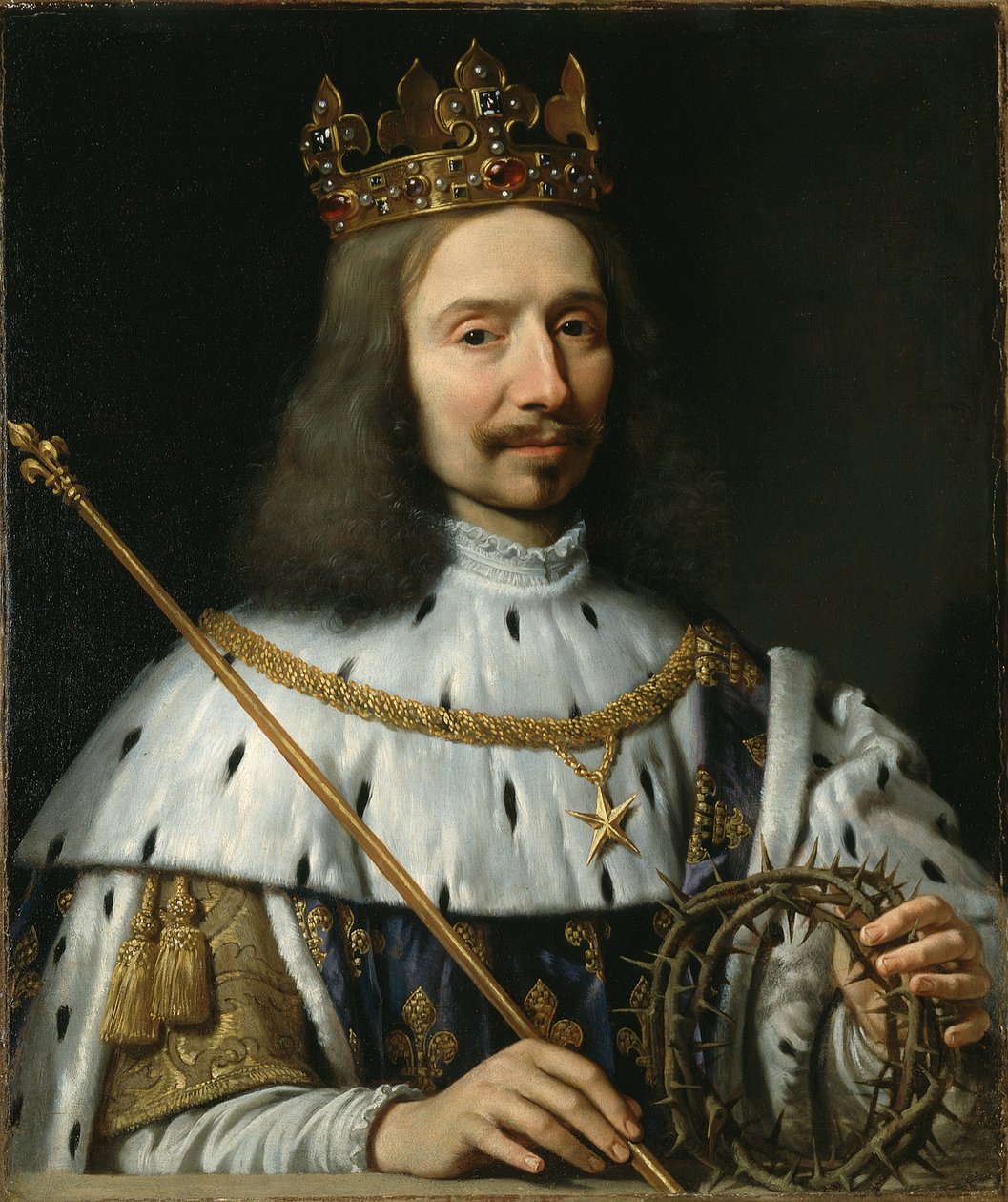 Vincent Voiture als St. Louis, ca.1640-48 (olieverf op doek) door Philippe de Champaigne