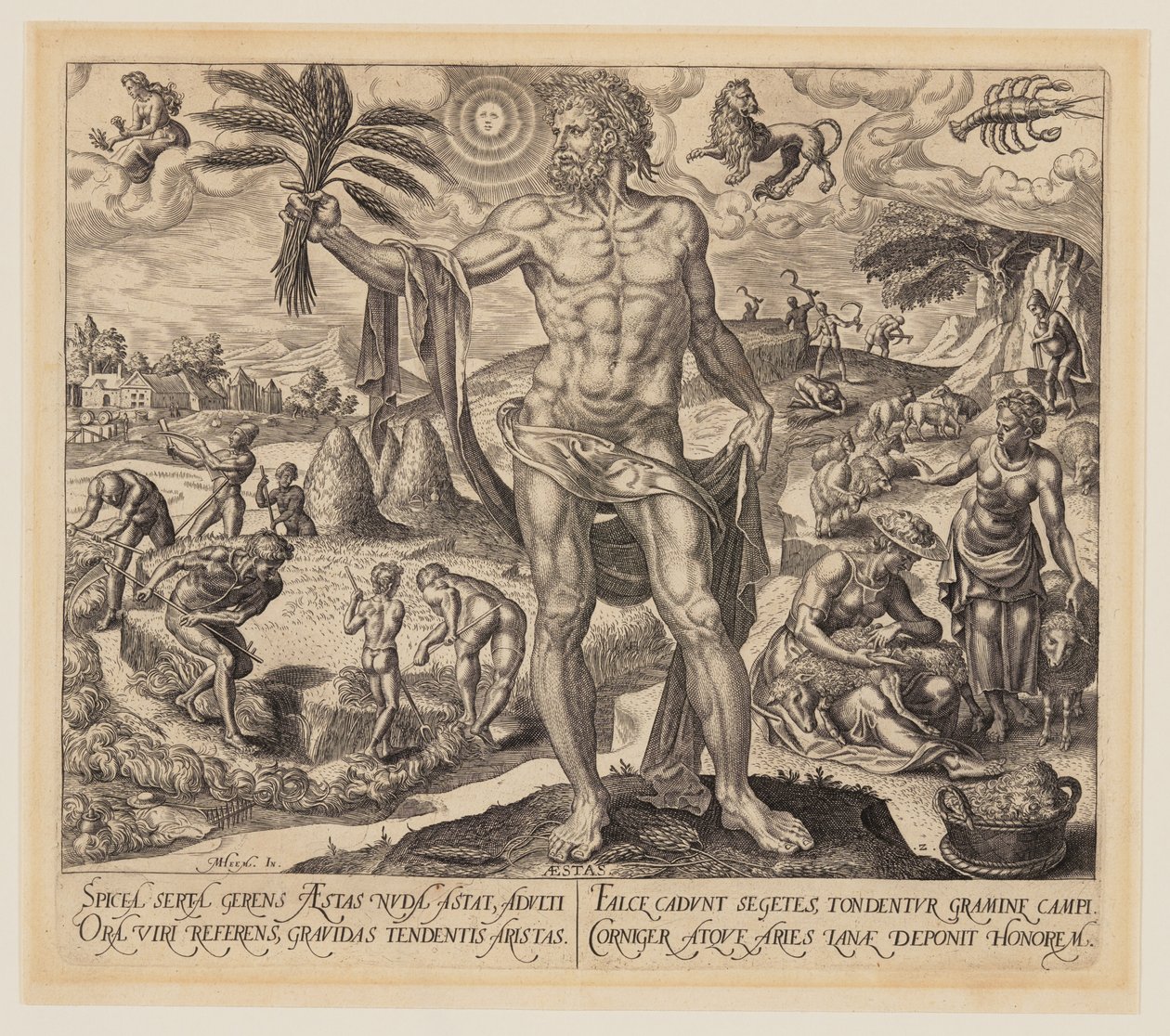 Zomer, uit De vier seizoenen door Philips Galle