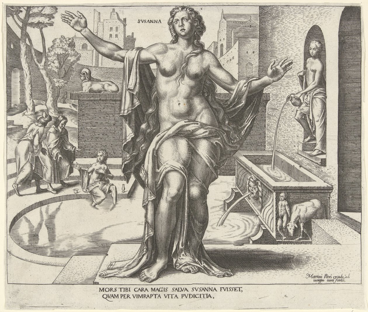 Susanna door Philips Galle