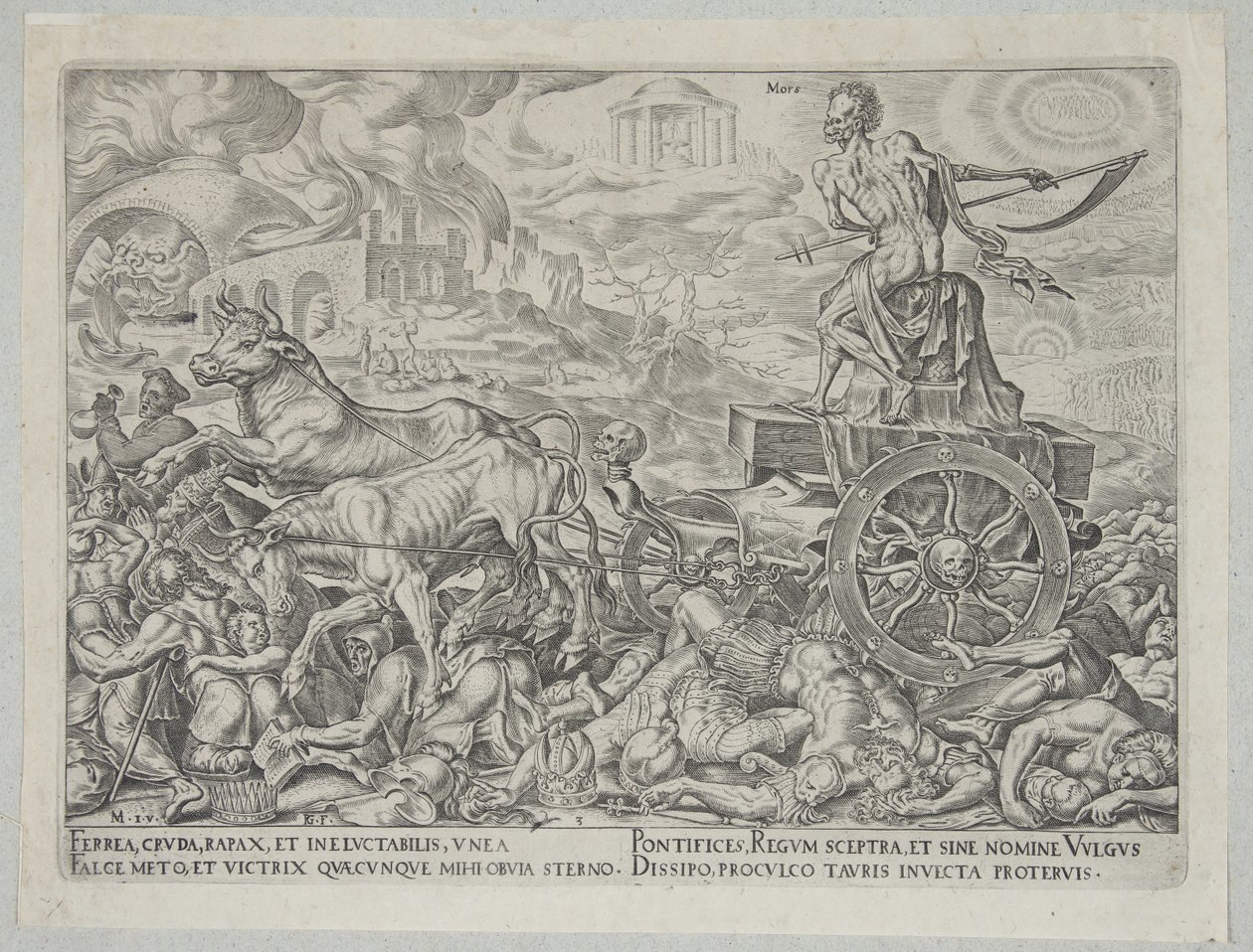 De triomf van de dood door Philips Galle