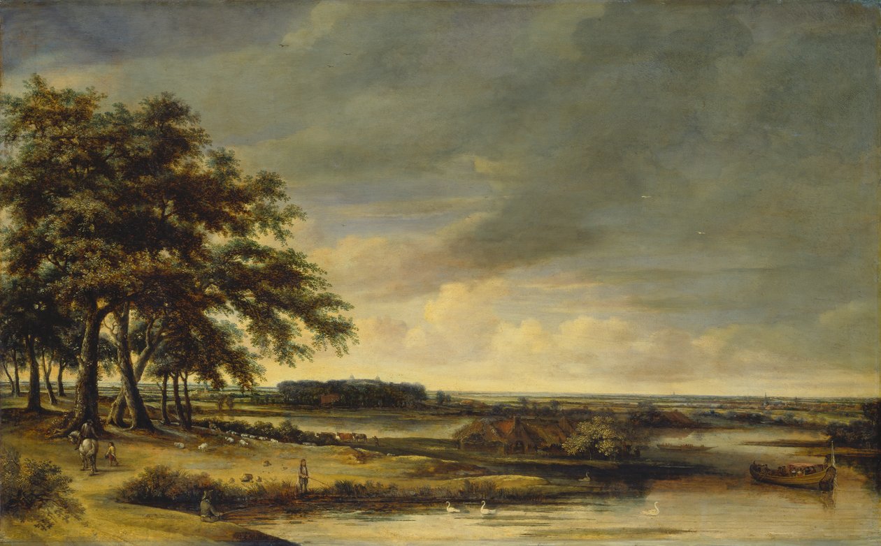 Nederlands landschap door Philips Koninck
