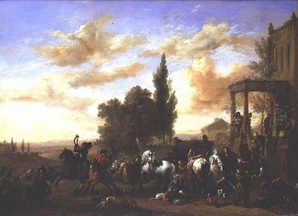 Onbekend schilderij door Philips Wouwerman