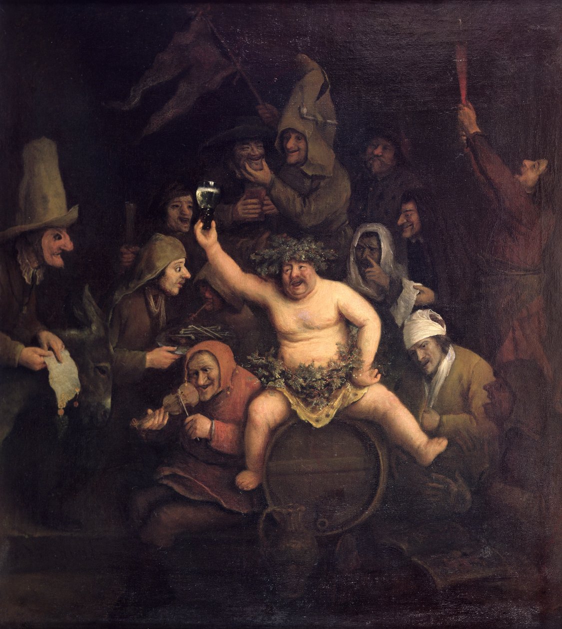 Het feest van Bacchus door Phillips de Koninck