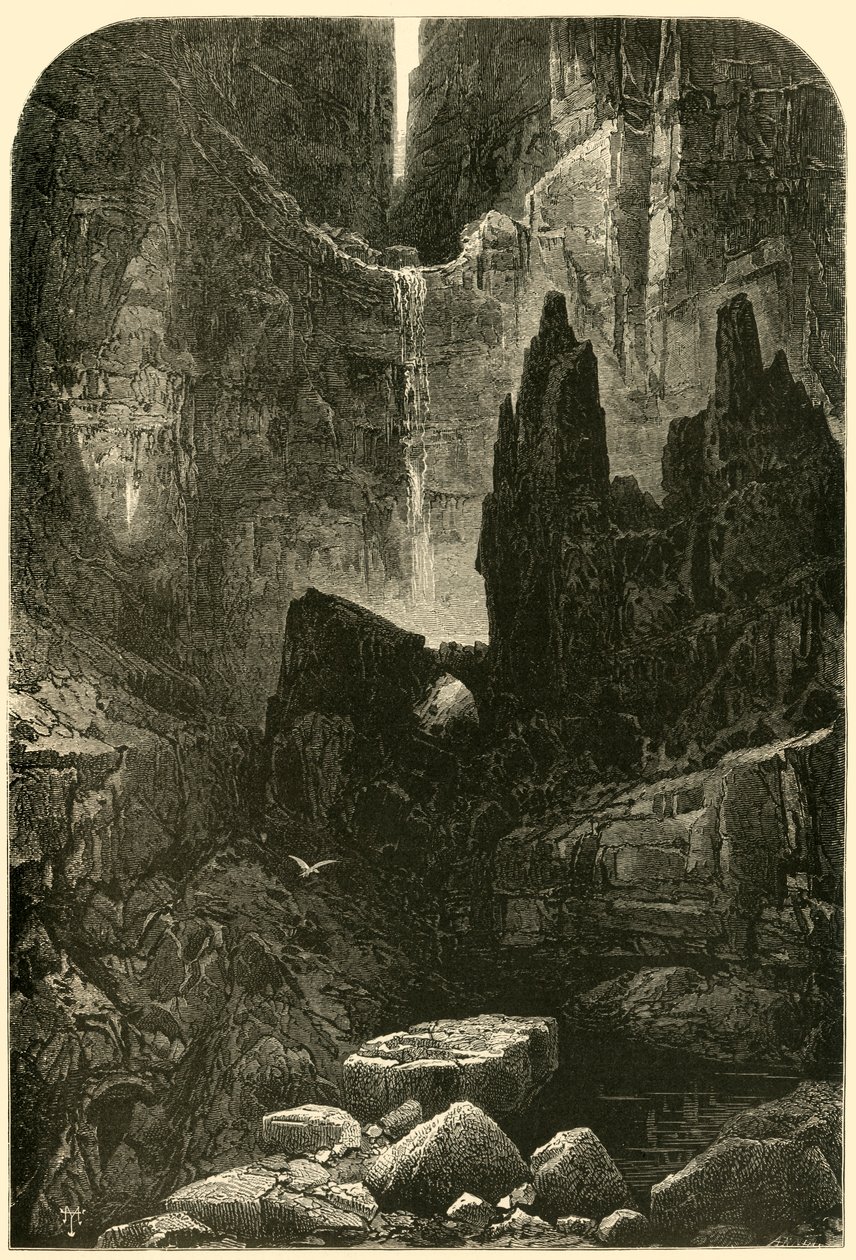 Muren van de Grand Canyon, 1874 door Phineas F. Annin