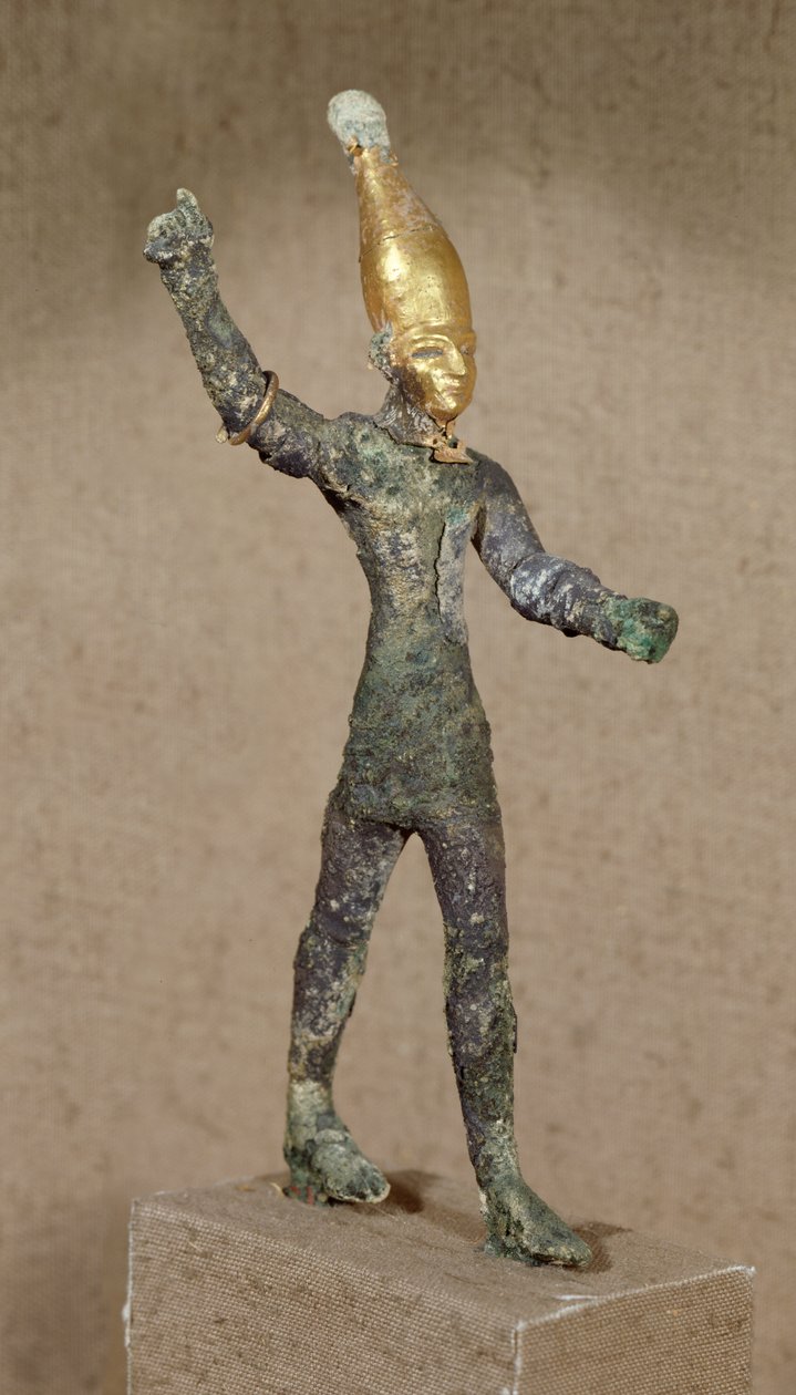 Idool van de god Baal, uit Ugarit, Syrië door Phoenician