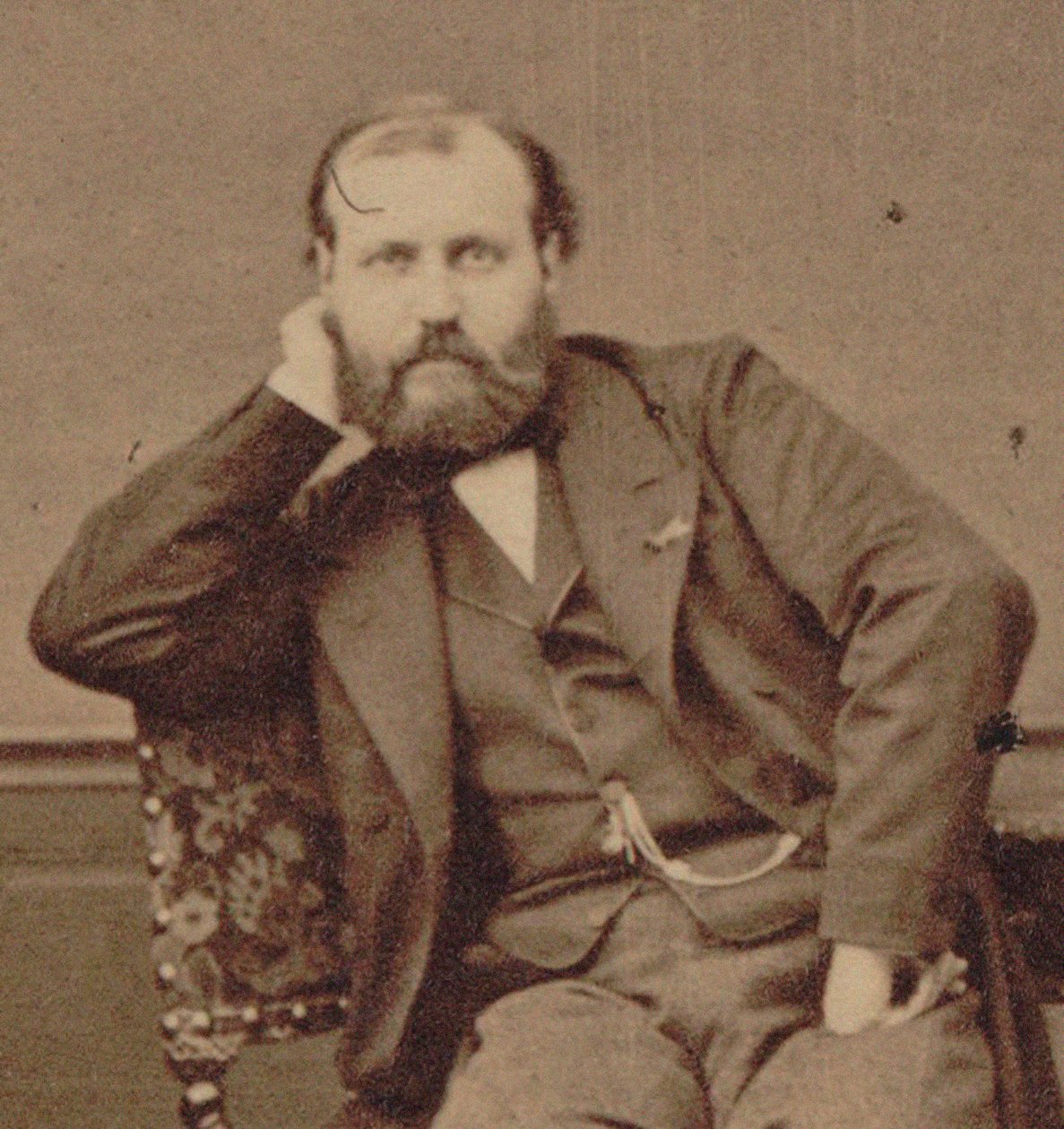 Portret van de componist Charles Gounod door Photo studio Mayer and Pierson.