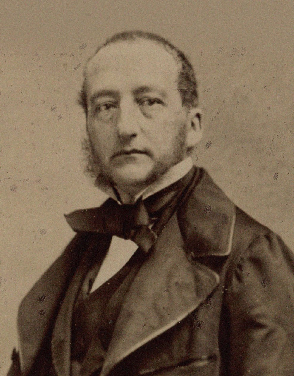 Portret van de pianist en componist Sigismund Thalberg 1812-1871, ca. 1860 door Photo studio Nadar.