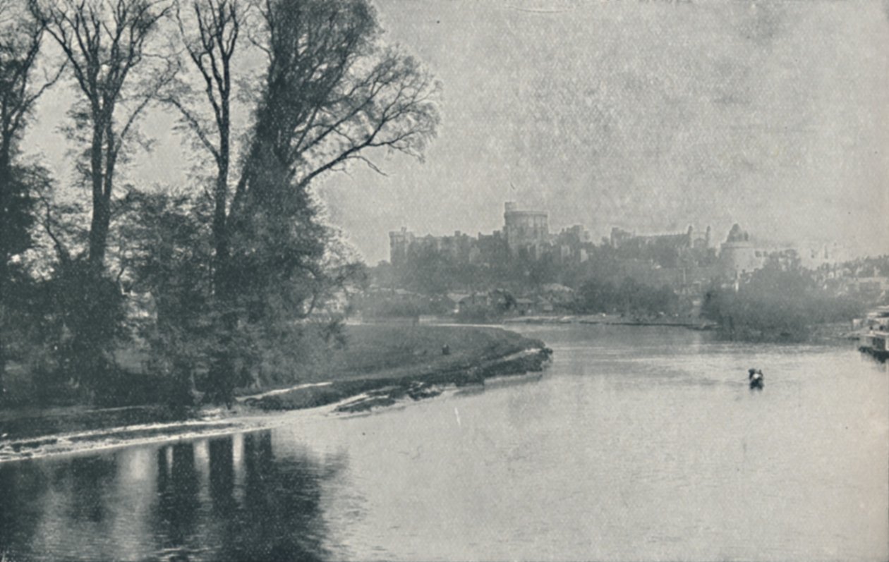 Windsor Castle, 1910 door Photochrom Co Ltd of London