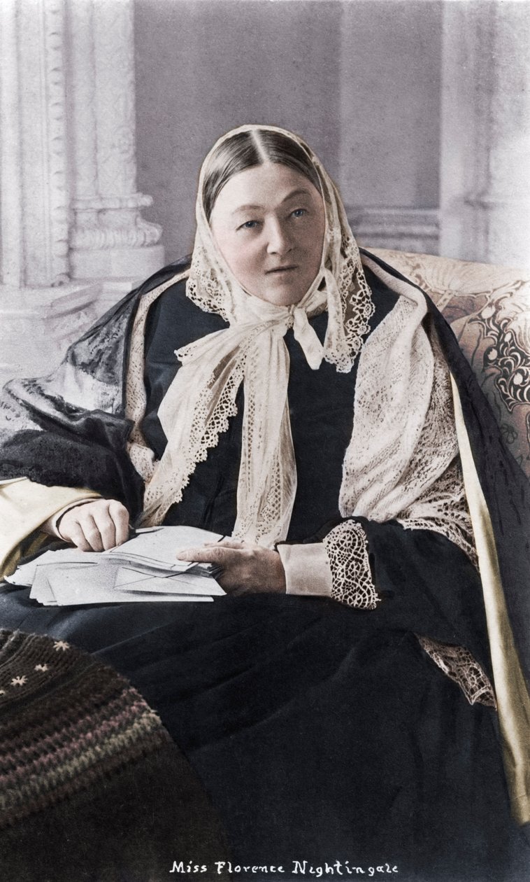 Florence Nightingale (foto) door Photographer English