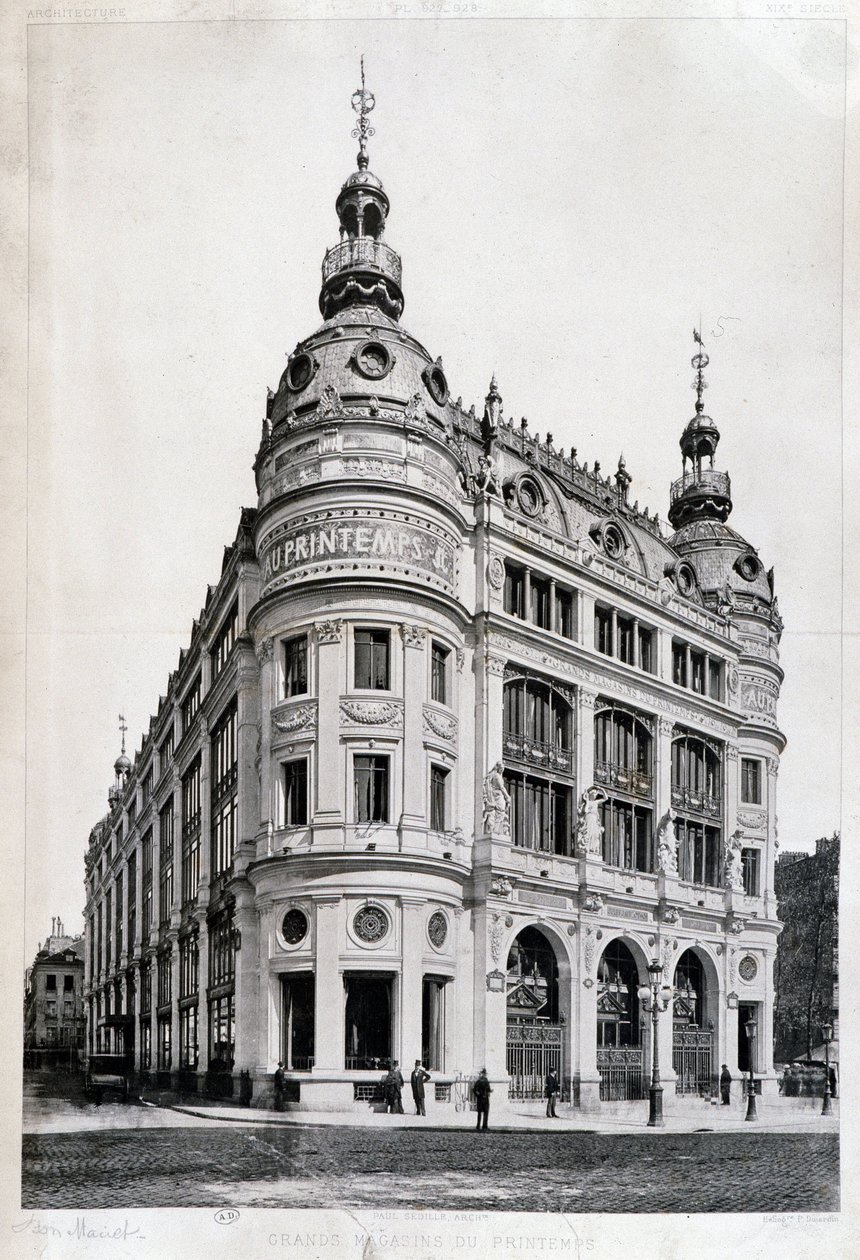Printemps warenhuis in Parijs door Photographer French