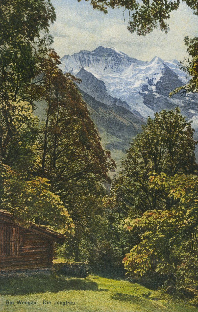 Wengen, Zwitserland (kleurenfoto) door Photographer Swiss