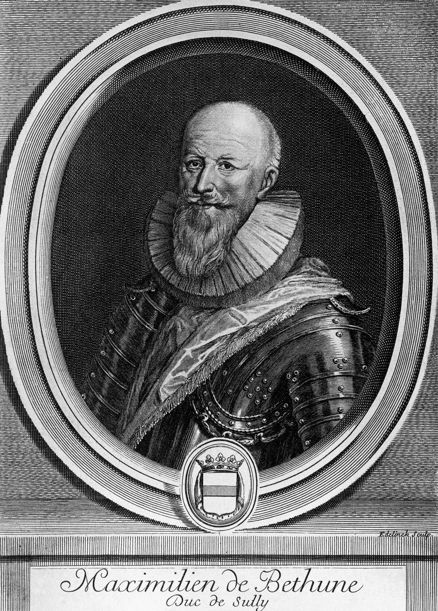 Portret van Maximilien de Bethune door Blaise Nicolas Le Sueur