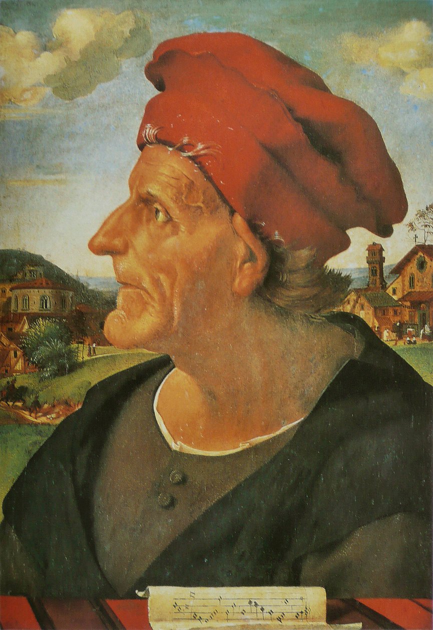 Portret van Francesco Giamberti da Sangallo door Piero di Cosimo