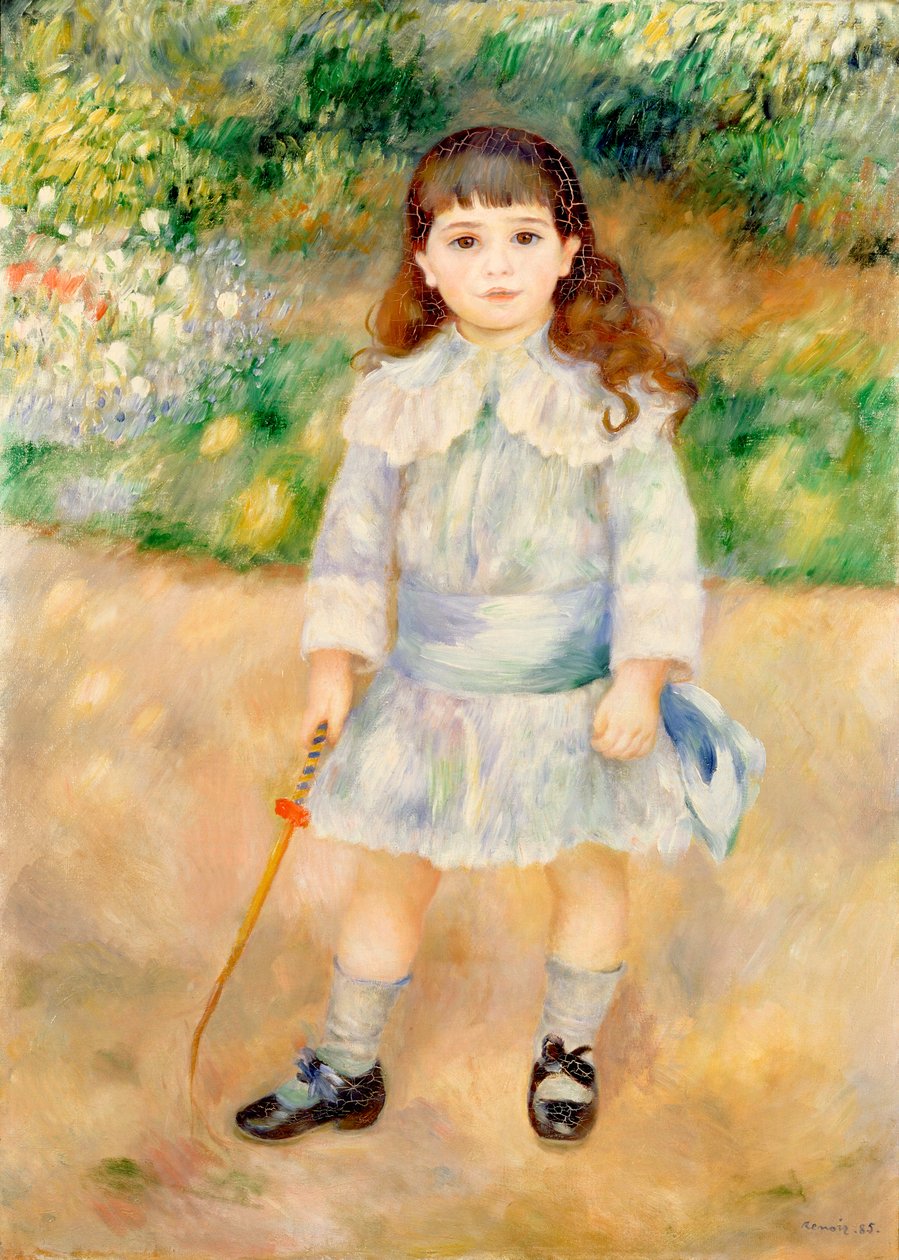 Meisje met een zweep door Pierre Auguste Renoir