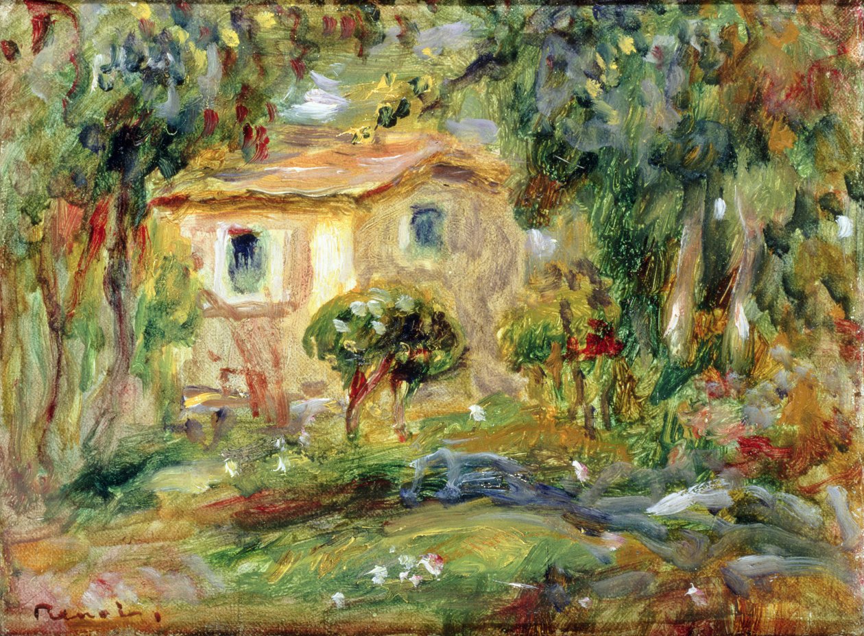 Landschap, 1902 door Pierre-Auguste Renoir