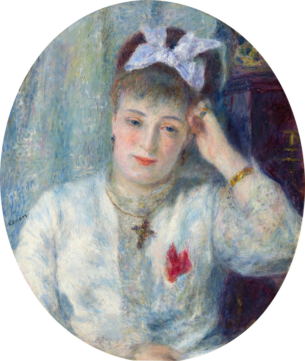 Marie Murer, 1877 door Pierre Auguste Renoir