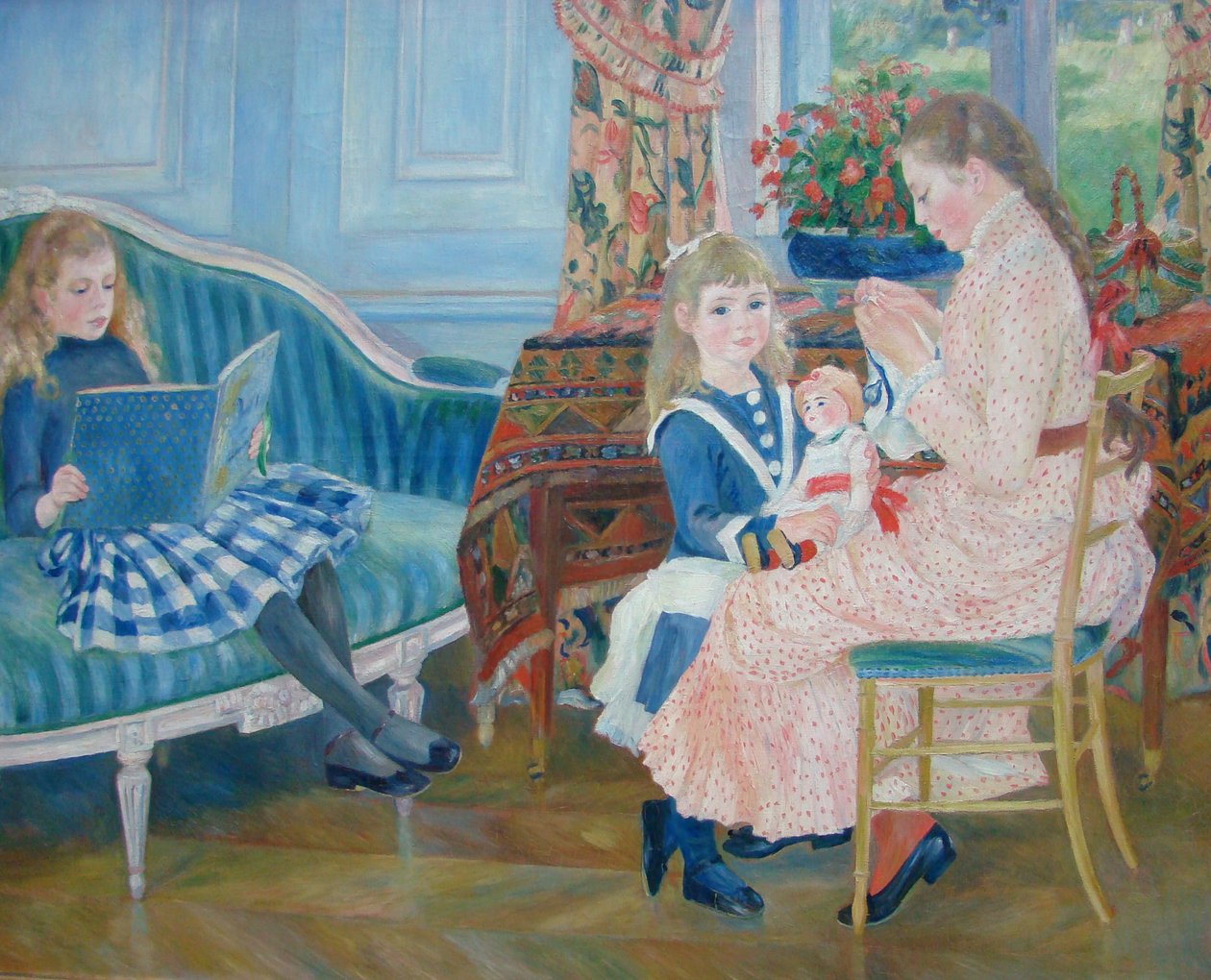 Middag van de kinderen in Wargemont door Pierre-Auguste Renoir