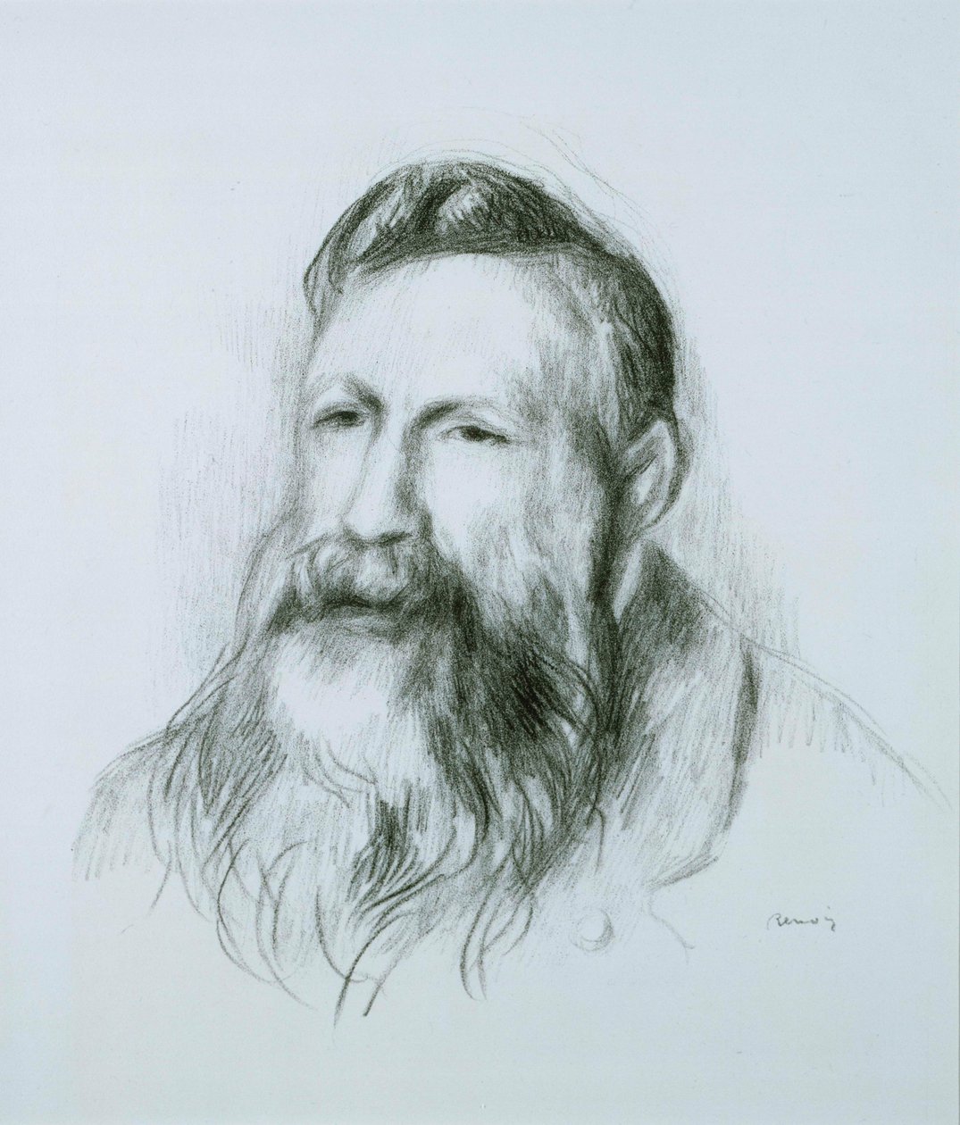 Portret van Rodin door Pierre Auguste Renoir