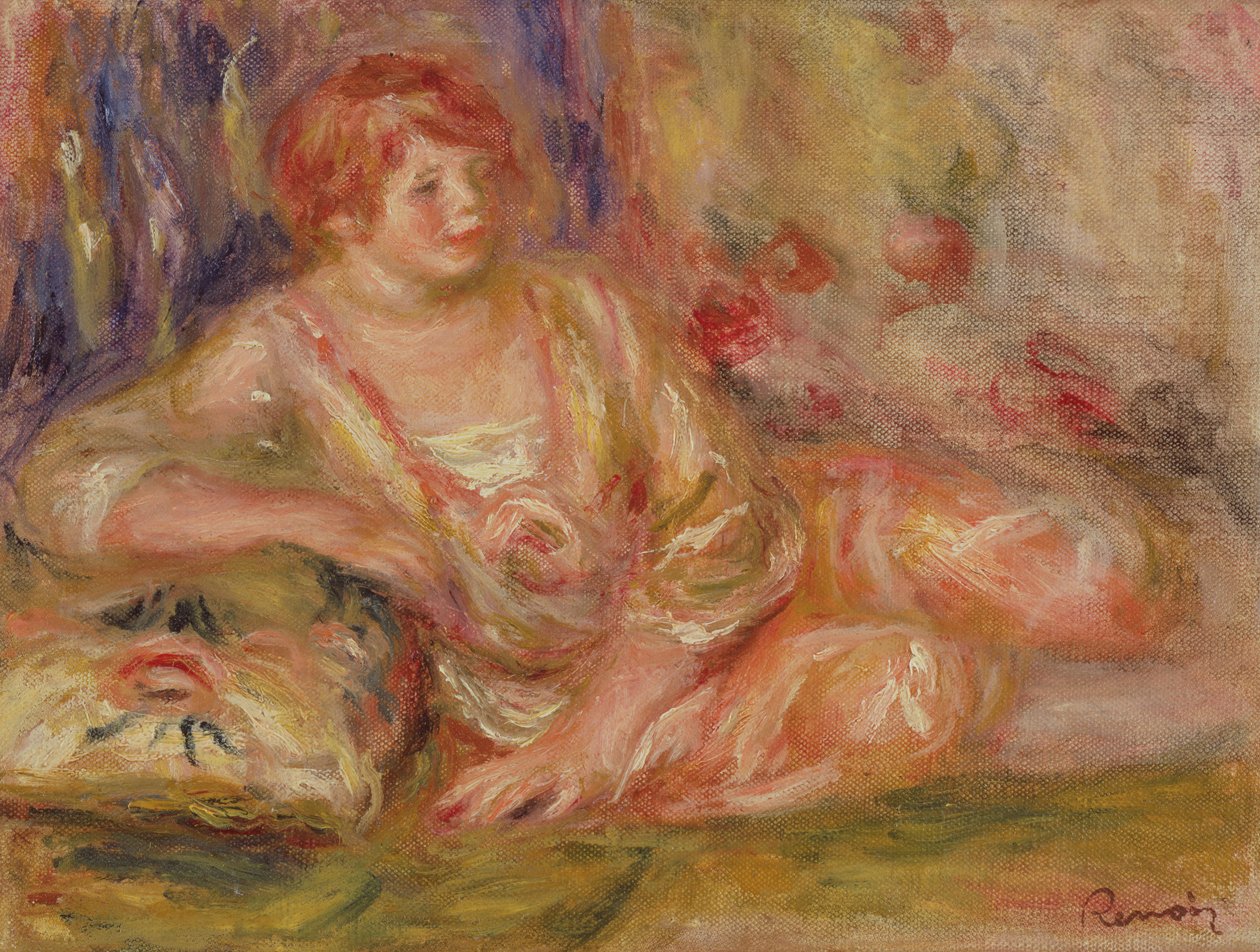 Liggende Odalisk door Pierre Auguste Renoir