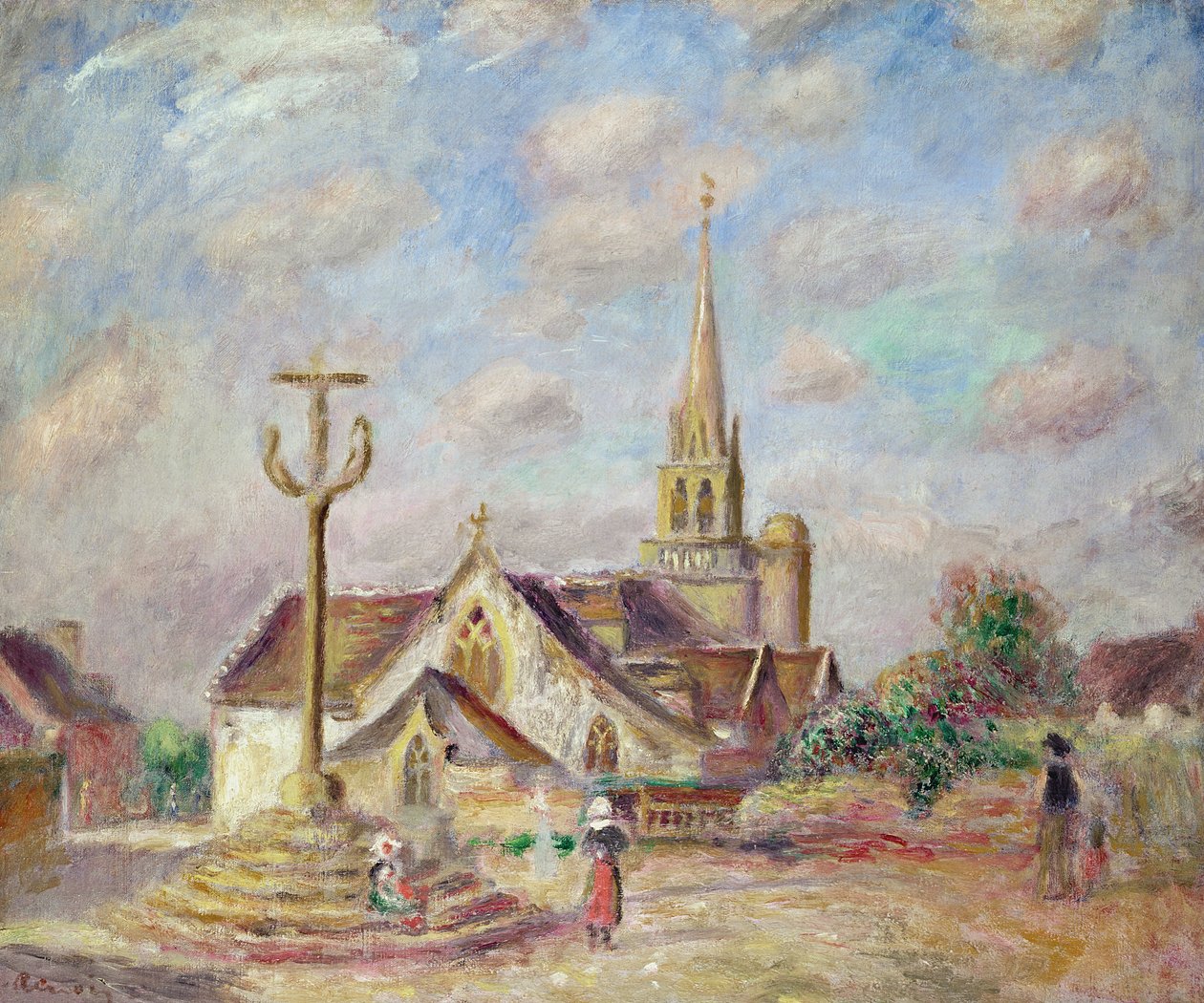 De Calvarieberg bij Pont Aven, c.1892 door Pierre Auguste Renoir