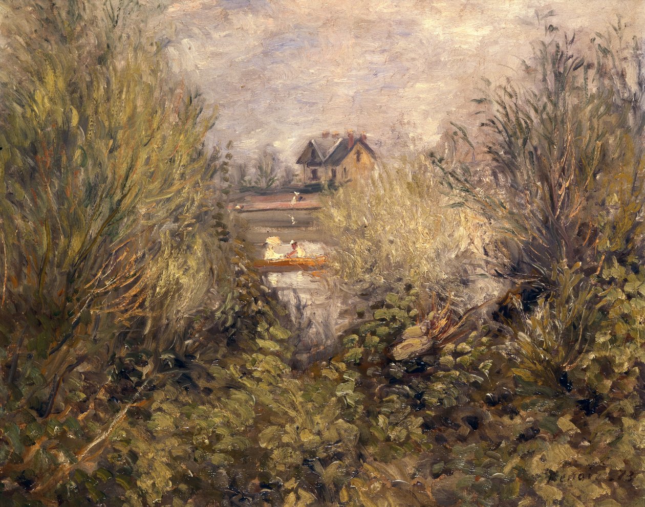De Seine bij Argenteuil, 1873 door Pierre Auguste Renoir