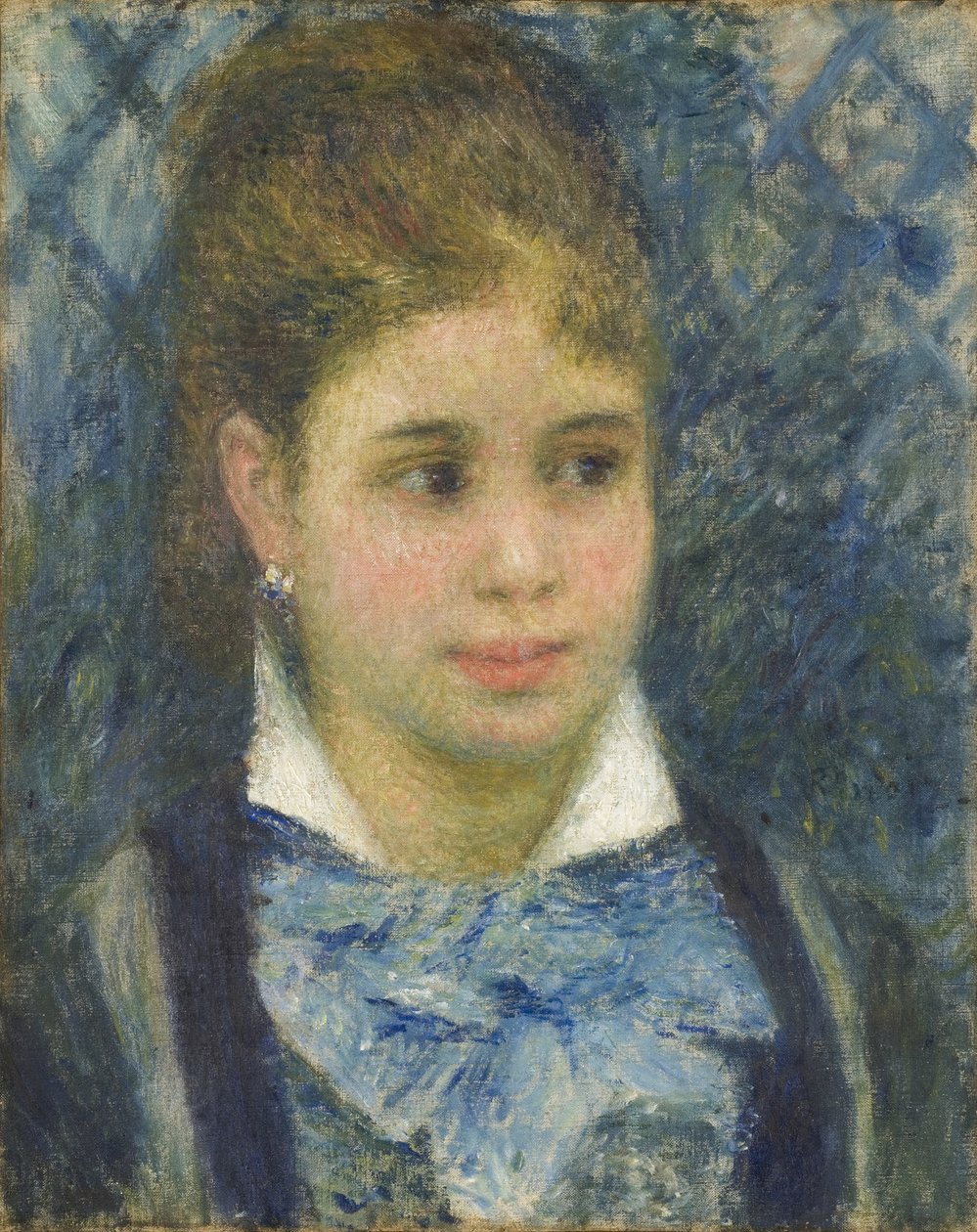 Jonge Parijzenaar, ca. 1875 door Pierre Auguste Renoir
