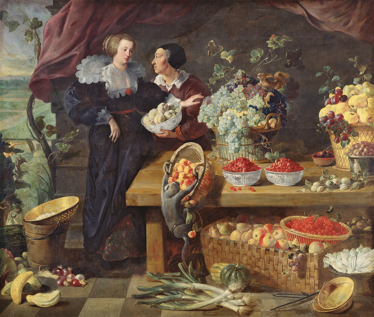De Fruitenverkoopster door Pierre Boucle
