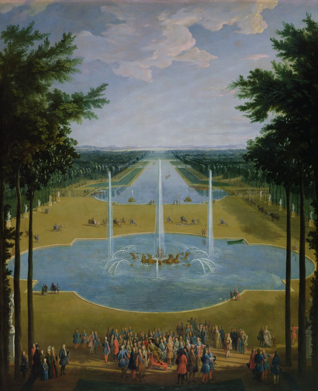Uitzicht op het Bassin d
