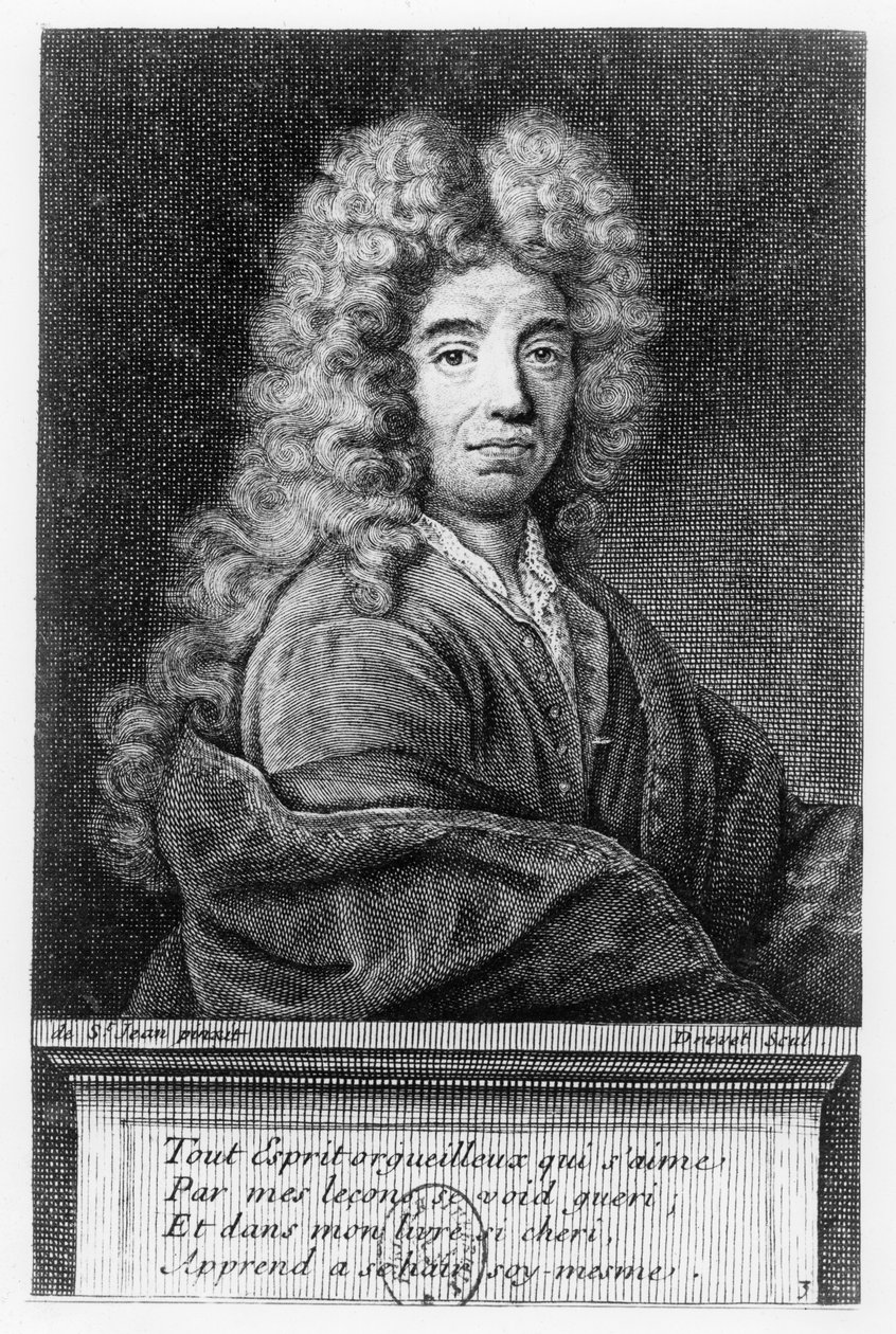 Jean de La Bruyère door Pierre Imbert Drevet