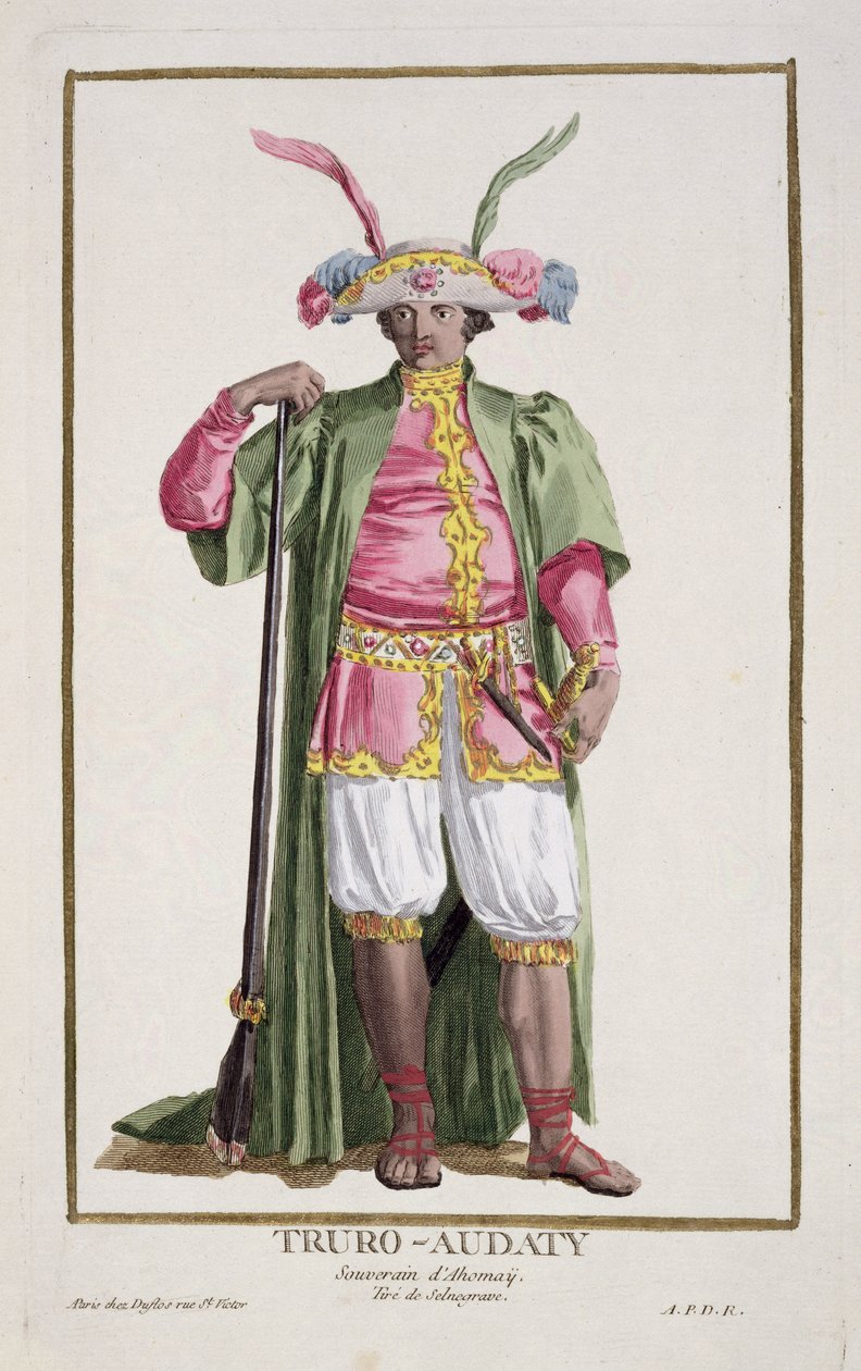 Truro-Audaty, koning van Dahomey uit 