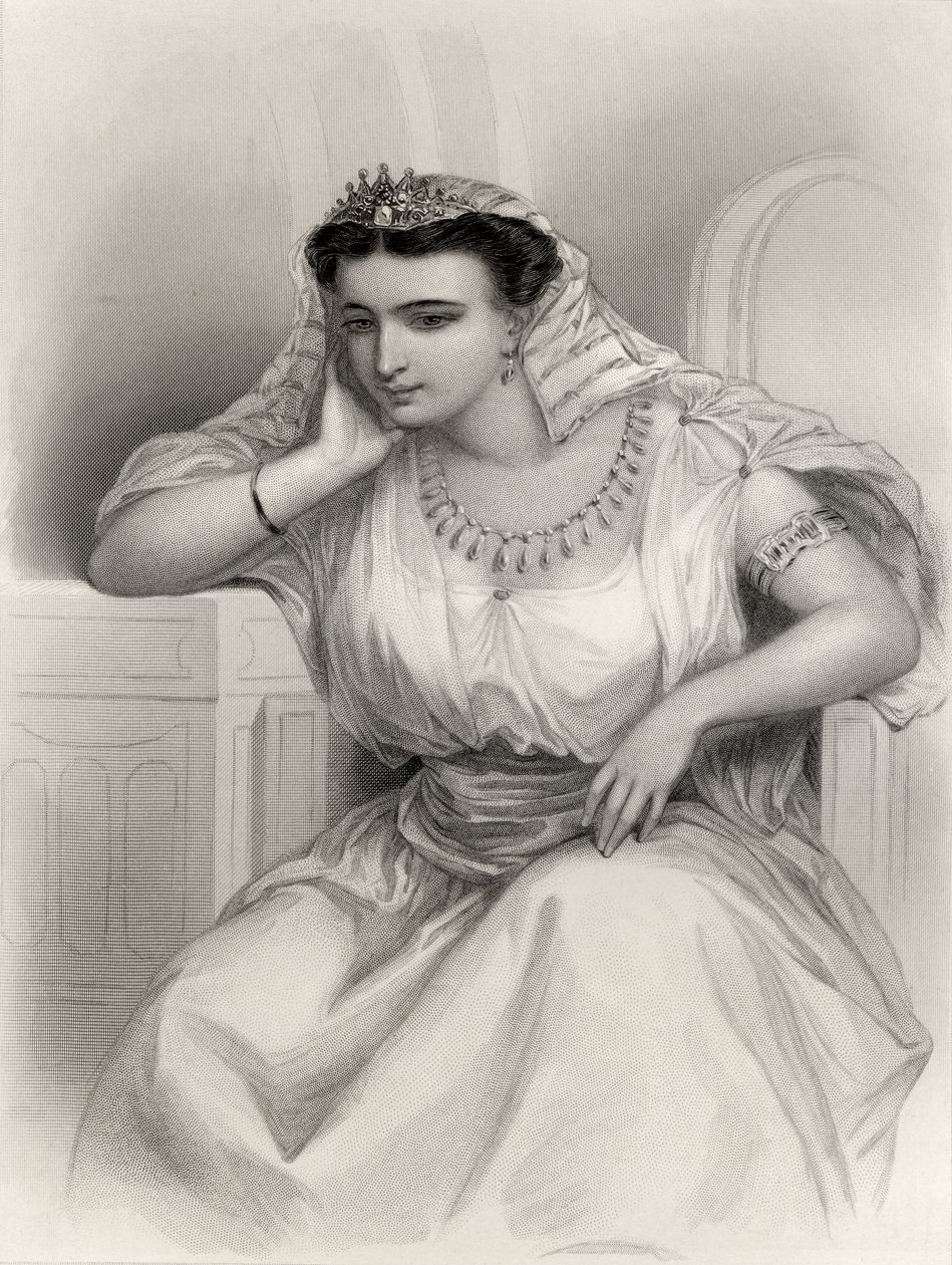 Cleopatra VII (69-30 v.Chr.) illustratie uit 